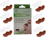 10pcs Better Breath Anti Snoring Sleeping Aid Nasal Nose Strips Right Medium UK