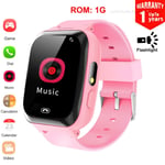 Smart Watch Barn Telefon Watch ROSA pink