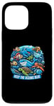 iPhone 13 Pro Max Keep the Oceans Blue Marine Life Art Environmental Case