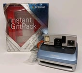 Blue Polaroid 600 Instant Camera Gift Pack Special Limited Edition Boxed