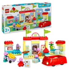 LEGO DUPLO Peppa Pig Supermarket, Shop Toy with Car and 4 Figures Incl. Mummy...