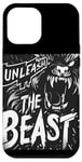 Coque pour iPhone 12 Pro Max Déclaration cool Unleash the Beast pour garçons et filles