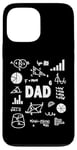 iPhone 13 Pro Max Dad 6 Times Dad of 6 Math Father to the 6th Power Case