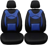 Housses de siège sur Mesure compatibles avec Seat Ibiza 3 6L conducteur et Passager à partir de 2002 à 2008 - Numéro de Couleur : D106