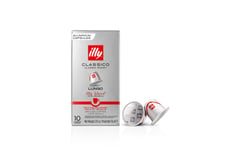 Cafe illy en capsules compatibles* illy Lungo pour cafe long - boite de 10 capsules - 57g