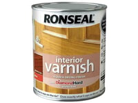 Ronseal Interior Varnish Quick Dry Gloss Medium Oak 750Ml RSLINGMO750