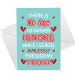 Valentines Card For Boyfriend Girlfriend Joke Funny Valentine's Card For Him Her