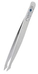 REMOS Pincette combinée [INOX] 9.5 cm - 2 en 1 pour échardes & cheveux - Satin