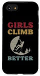 iPhone SE (2020) / 7 / 8 Girls Climb Better Outdoor Adventure Moon Silhouette Case