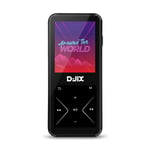 Baladeur MP4 Bluetooth Djix M500 avec stockage intégré Noir