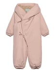 Fianna Fleece Lined Winter Pramsuit. Grs Outerwear Coveralls Snow-ski Coveralls & Sets Pink Mini A Ture