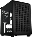 Qube 500 Flatpack Noir - Boîtier Pc Moyen Tour Atx Totalement Modulaire, 1 X 120Mm Ventilateur Arrière Préinstallé, Support Gpu Vertical, Supporte Carte Mère Eatx & 2 X Radiateurs 280Mm