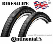 2 Continental 26 x 1.90 Double Fighter 111 Cycle Tyres  26 x 1.9