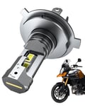 Zethors Ampoule H4 LED Moto 30W 6000K Blanc LED H4 9003 HB2 Phare de Moteur Professionnel Faisceau Haut/Bas pour Motos, Voitures DC9-16V, Démarrage Rapide, Anti-vibration, étanche IP68, Plug and Play