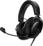 HyperX Cloud III kablede hodetelefoner med mikrofon, minijack 3,5mm + USB, svart