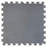 Gre MPF509GY - Tapis de Sol pour Piscine, 9 pièces, gris, 8 mm d'Épaisseur