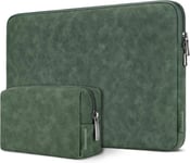 15,6 Pouces Imperméable Housse Sac De Protection Ordinateur Portable Sacoche Pour Lenovo Yoga 720 Ideapad S510 Thinkpad T570 E575/Dell/Hp Envy Pavilion/Asus/15.6"" Notebooks,Vert Encre