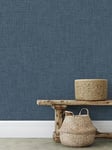 Muriva Cambric Texture Blue