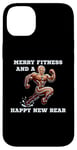 iPhone 14 Plus Merry Fitness Happy New Rear Workout Christmas Cookie Case