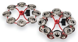 Latin Percussion Tambourine City Hi-Hat Jingle Ring - Single Row