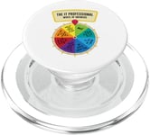 The IT Professionals Wheel of Answers PopSockets PopGrip for MagSafe