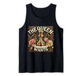 M456 Chess Chessmen Chessboxing Queen Chess Player Gifts Tank Top