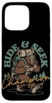 Coque pour iPhone 15 Pro Max Bigfoot Hide and Seek Champion Sasquatch Yeti Funny Bigfoot