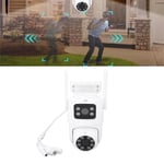 PTZ Security Camera WiFi Dual Lens 4MP Night Motion Detection IP66 Wa UK