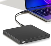 Lecteur CD DVD externe, lecteur de disque optique portable USB 2.0, lecteur CD RW, lecteur DVD pour ordinateur portable, ordinateur de bureau, Mac, Windows 11/10/8/7, Mac, Linux OS