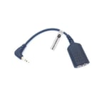 Motorola 2 PIN Earpiece to Cobra 1 Pin Radio Earpiece Aadptor/Connector for Mototrola TLKR Talkabout Radio