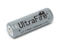 UltraFire Laddningsbart litiumbatteri 17500 3,6 volt