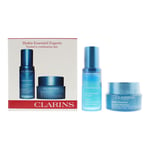 Clarins Hydra-Essentiel 2 Piece Gift Set: Cooling Gel 50ml - Bi-phase Serum 30ml