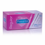 144 x Pasante Regular Condoms | Comfort Feeling | Nominal 54mm Width | Kitemark