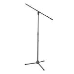 Adam Hall Stands S 5 BE - Microphone Stand with Boom Arm, Black