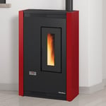 La Nordica Poêle à Granulés Luisella Bordeaux 4,4kw 126m ³ Extraflame Chauffage