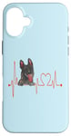 iPhone 16 Plus Kai ken Tora dog My Heartbeat EKG Dogs My Cardio Case