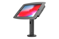 Compulocks iPad 10.2" Space Enclosure Tilting Stand 8" - Low-Rise monteringssæt - for tablet - sort