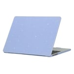 MacBook Air 13 M3 / Air 13 M2 (2024/2022) - Glitter shockproof cover til front & bagside - Blå