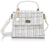 NAEMI Anse, Sac Cabas pour Femme, Blanc/Multicolore, Einheitsgröße