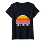 Womens Embrace The Spirit of UAE With Unique Arabian Design V-Neck T-Shirt