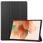 Samsung Tab S7 FE    Tri-Fold PU Case    Black