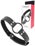 Morsure bdsm accessoire sexy sadomaso ring gag bondage contraignant retenue noir