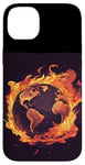 iPhone 14 Plus Cool World in Flames Costume for Boys and Girls Case