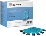 Kinetik Wellbeing Blood Glucose Test Strips (Pack of 100)