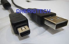 OLYMPUS  FE-5500/D-630 CAMERA USB DATA SYNC CABLE / LEAD FOR PC AND MAC