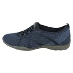 Ladies Relaxed Fit From Skechers Fortuneknit Wide Fitting Trainers