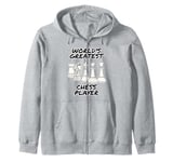 World's Greatest Chess Player, Chess Teacher Zip Hoodie