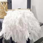 Käsilaukut Moon Feather Käsilaukku Naisten Ilta Clutch Laukku Valkoinen Pearl Ketju Olkalaukku Ylellinen Naisten Laukut Hääjuhlalaukku