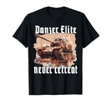 German King Tiger tank WW2 tank fighting car soldiers T-Shirt