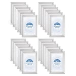24 x A4 Certificate Rounded Photo Picture Frames Liberty Silver Wholesale Buy!!!